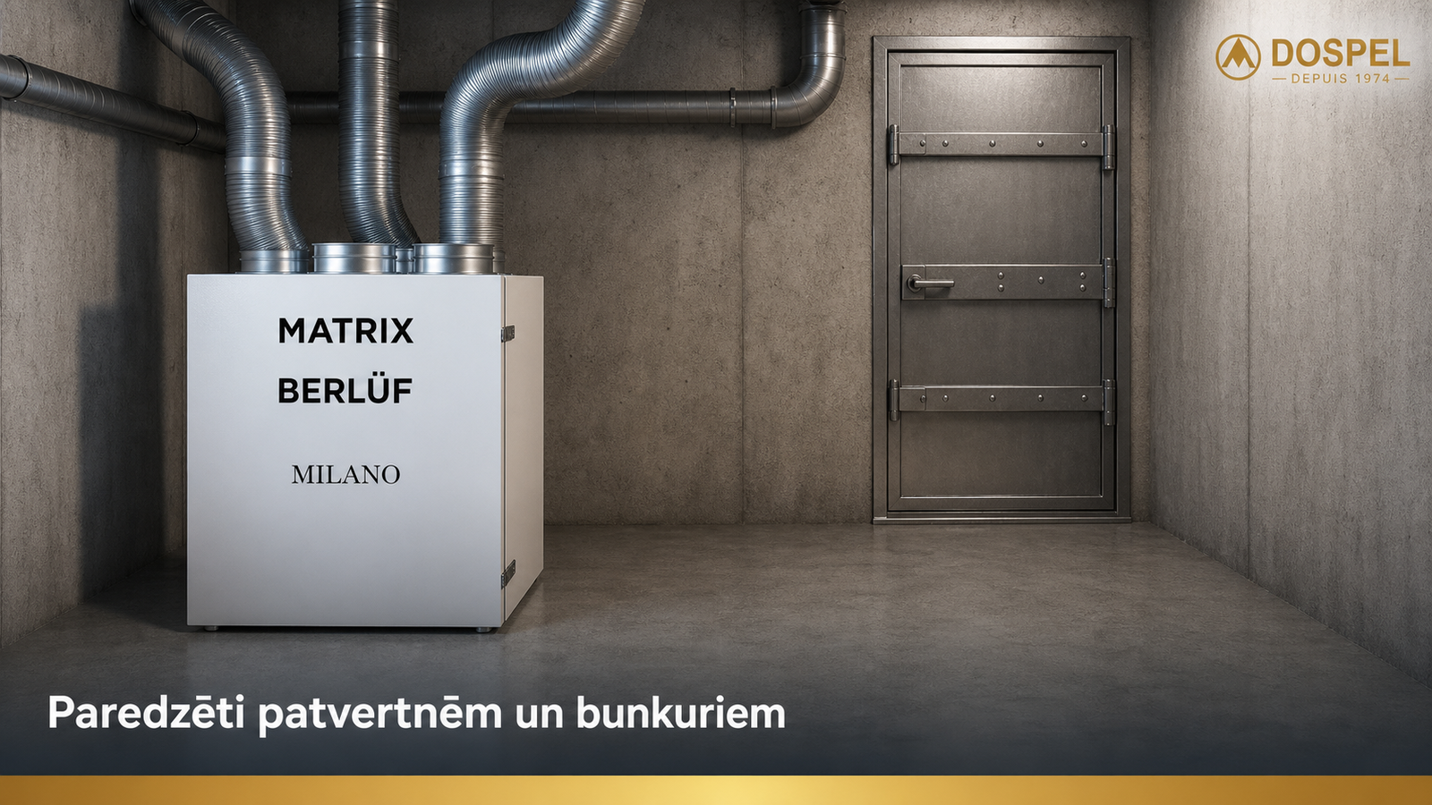 Berluf Matrix patversmēm un bunkuriem banneris